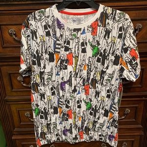 Straight Faded White printed shirt - Medium